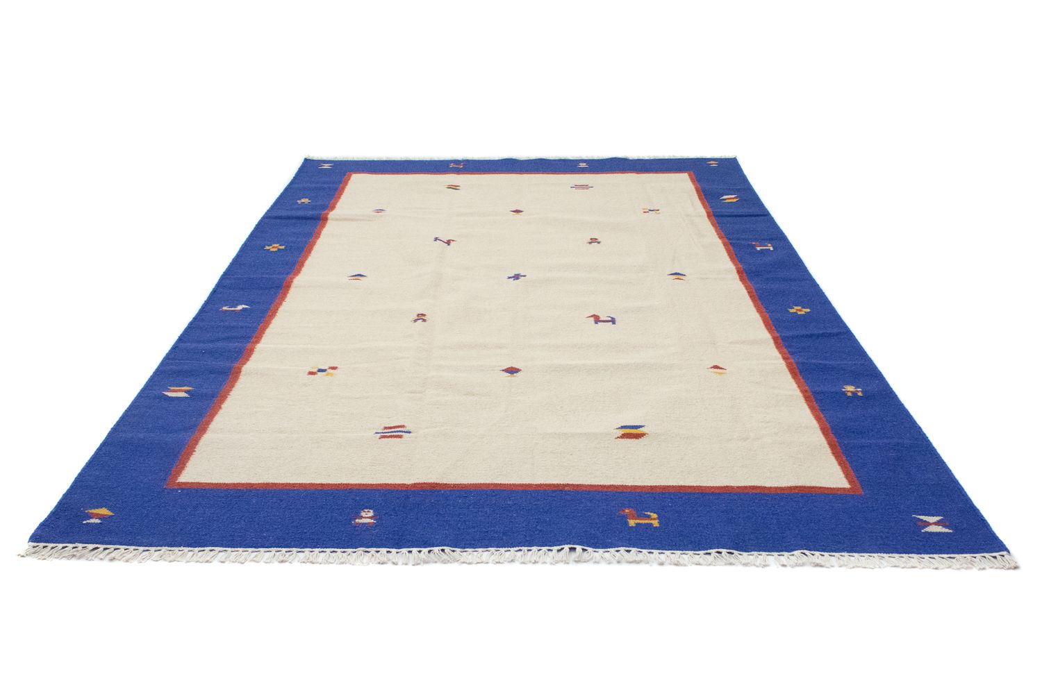 Kelim Teppich - Trendy 300 x 200 cm - beige