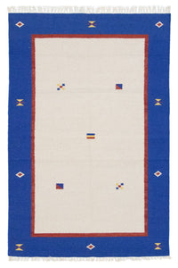 Tapis Kelim - Tendance - 180 x 120 cm - beige