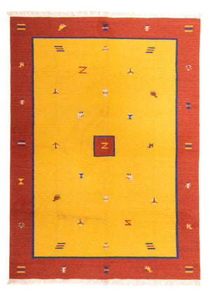 Kelim Teppich - Trendy 240 x 170 cm - gold