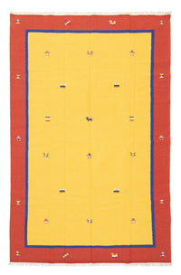 Tappeto Kelim - Tendenza - 300 x 200 cm - giallo