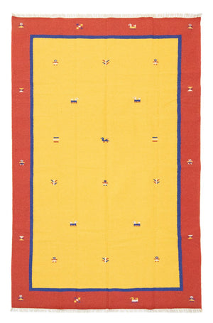 Kelim Teppich - Trendy 300 x 200 cm - gelb