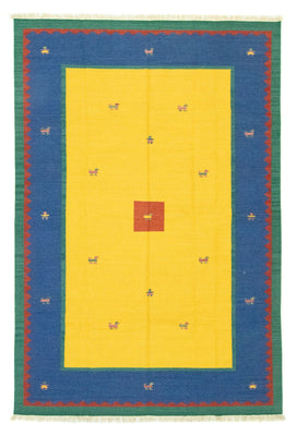 Kelim Teppich - Trendy 300 x 200 cm - gelb