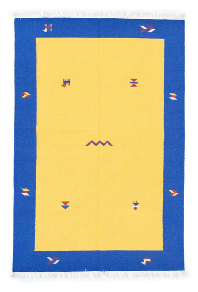Kilim moderne Tapis 140x200cm - Tapis en laine
