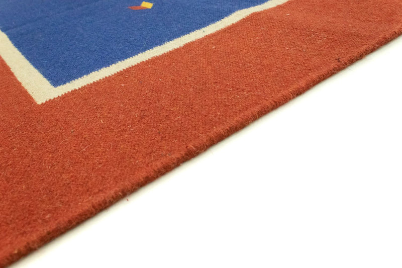 Kelim Teppich - Trendy 300 x 200 cm - blau