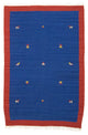 Kelim Teppich - Trendy 180 x 120 cm - blau