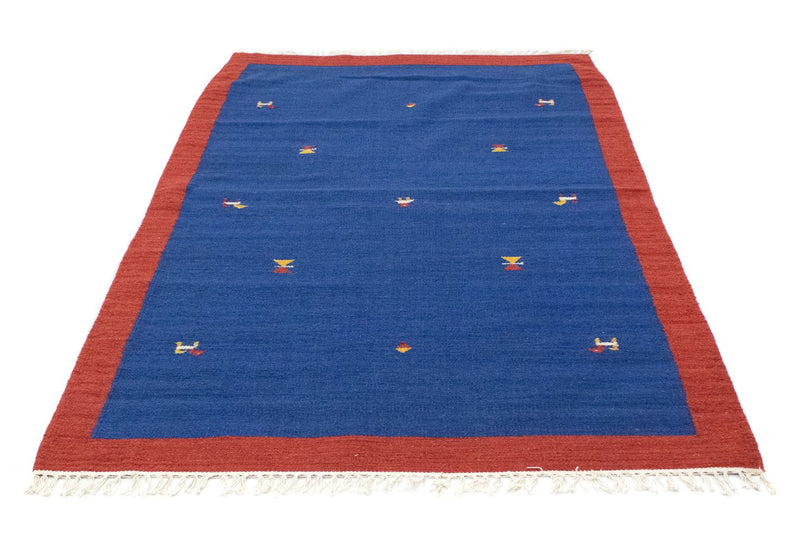 Kelim Teppich - Trendy 180 x 120 cm - blau