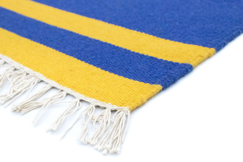 Kelim Teppich - Trendy 180 x 120 cm - blau