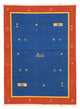 Kelim Teppich - Trendy 300 x 200 cm - blau