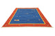 Kelim Teppich - Trendy 300 x 200 cm - blau