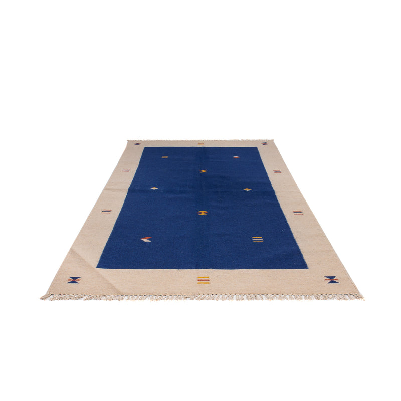 Kelim Teppich - Trendy 240 x 170 cm - dunkelblau