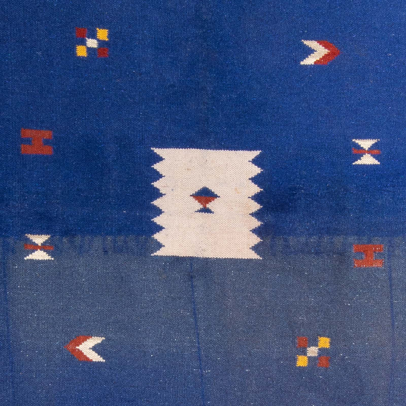 Kelim Teppich - Trendy 240 x 170 cm - dunkelblau