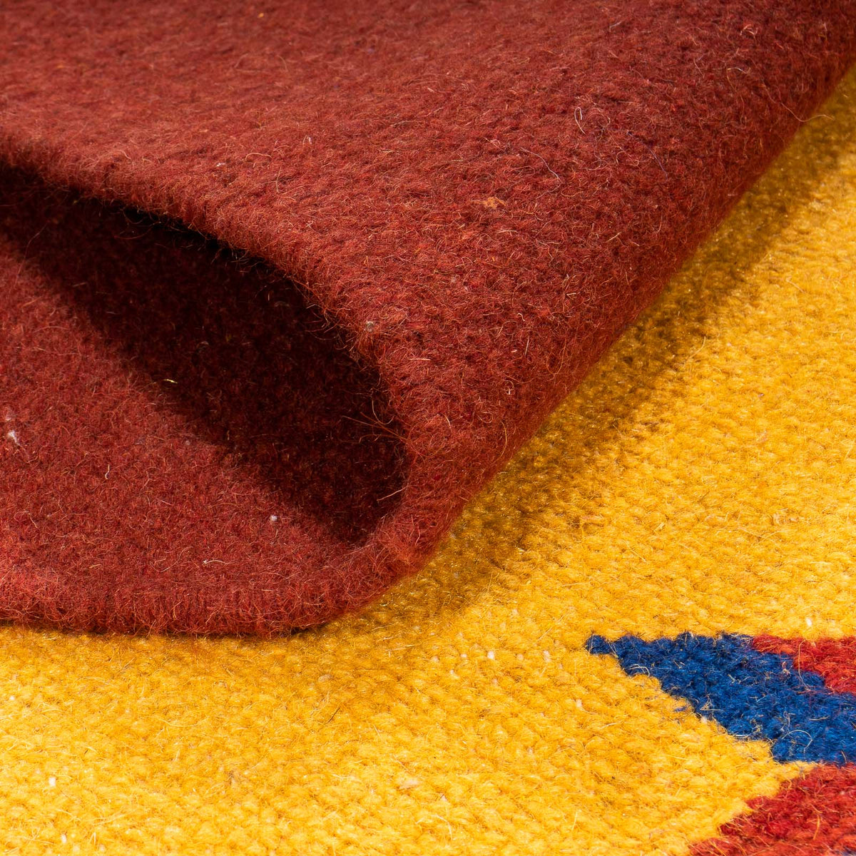 Tapis Kelim - Tendance - 240 x 170 cm - or