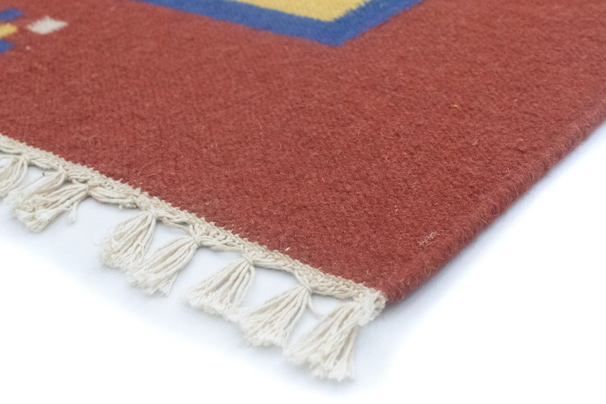 Kelim Teppich - Trendy 200 x 140 cm - gelb