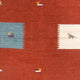 Kelim Teppich - Trendy 240 x 170 cm - dunkelrot
