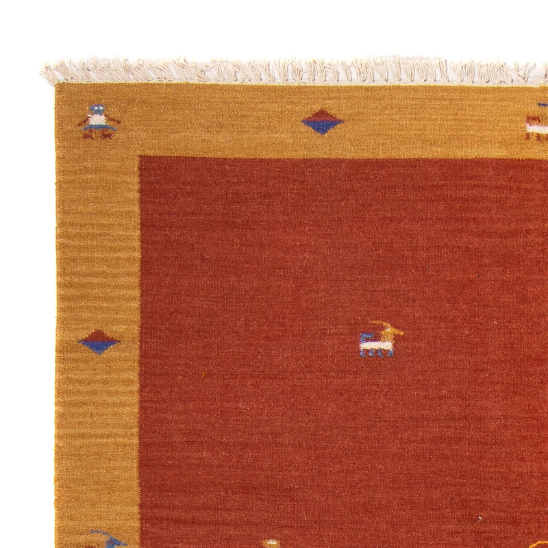 Kelim Teppich - Trendy 240 x 170 cm - dunkelrot