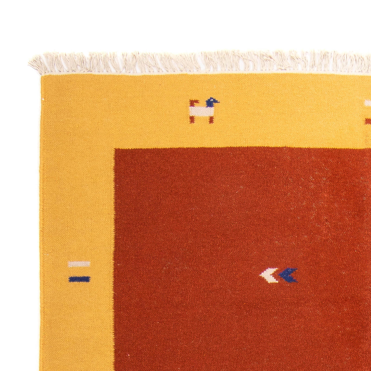 Kelim Teppich - Trendy 240 x 170 cm - dunkelrot