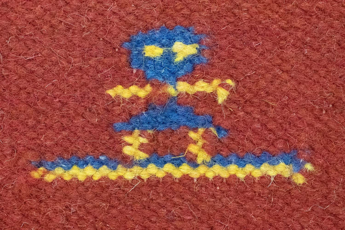 Kelim Teppich - Trendy 200 x 140 cm - rot