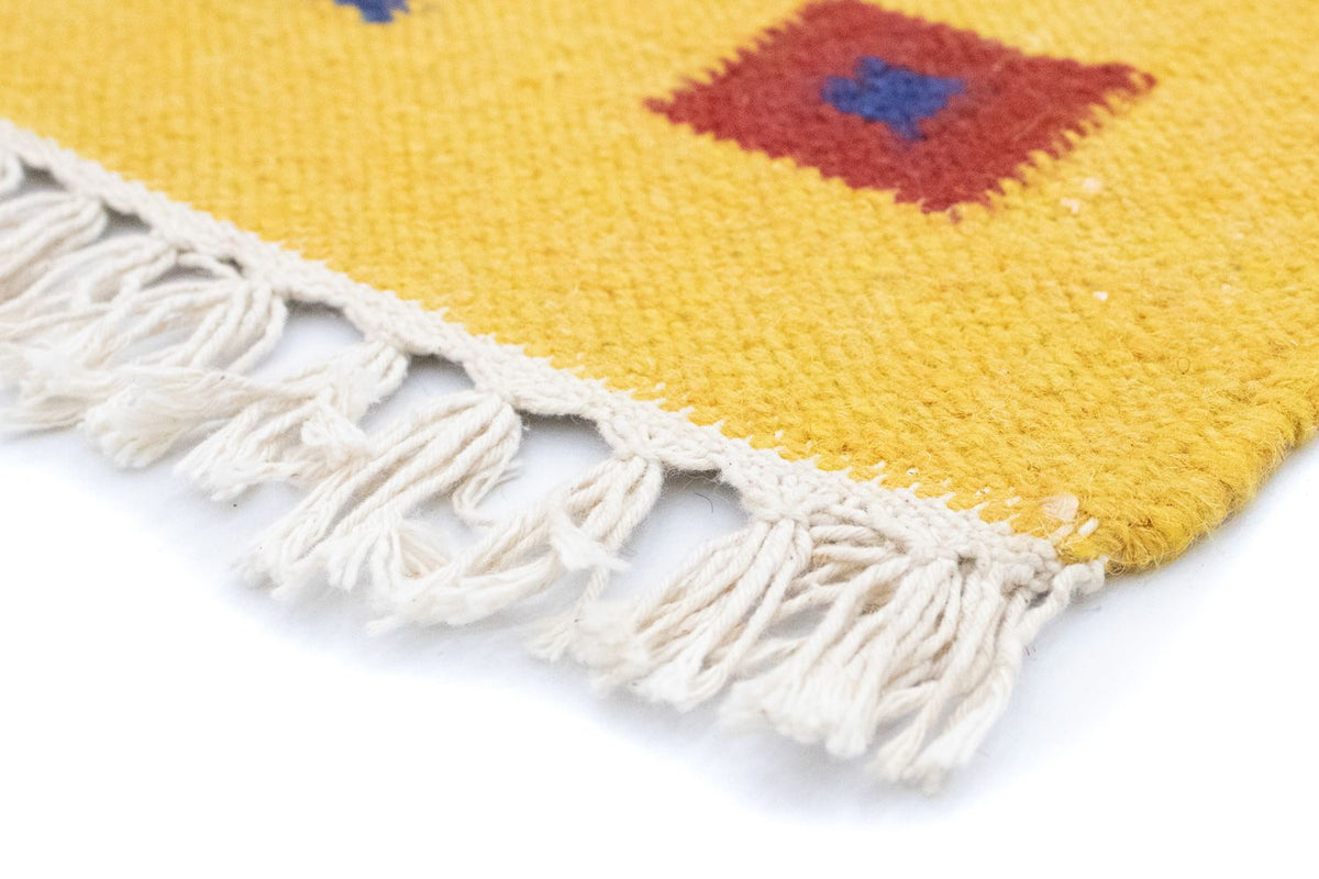 Kelim Teppich - Trendy 200 x 140 cm - rot