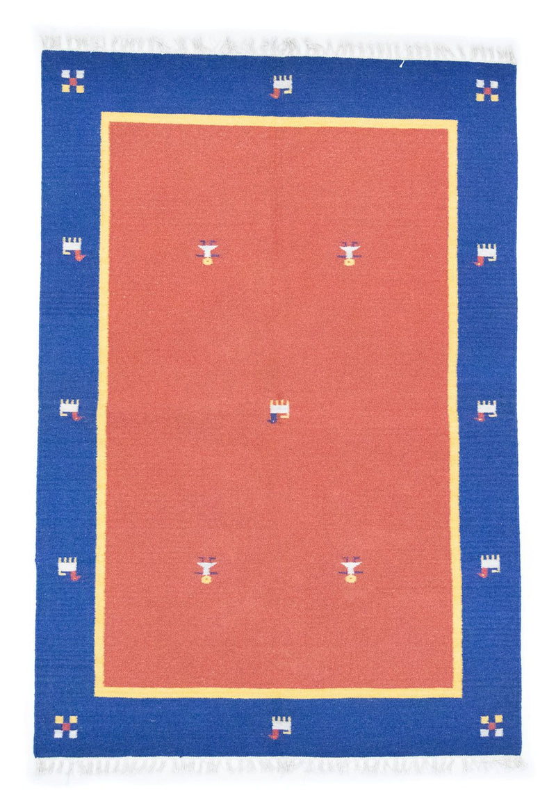 Kelim Teppich - Trendy 200 x 140 cm - orange