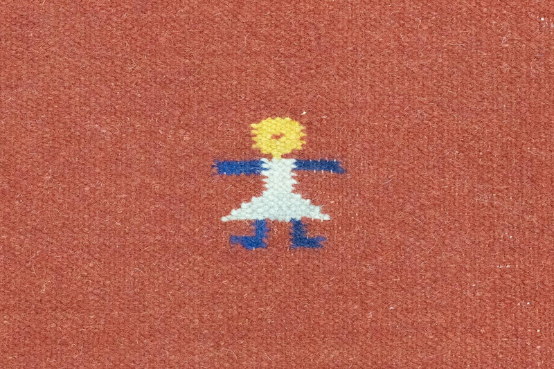 Kelim Teppich - Trendy 200 x 140 cm - orange