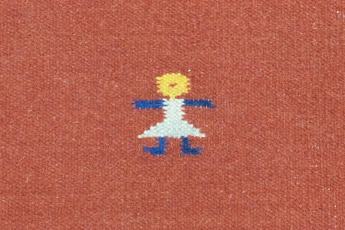 Kelim Teppich - Trendy 200 x 140 cm - orange