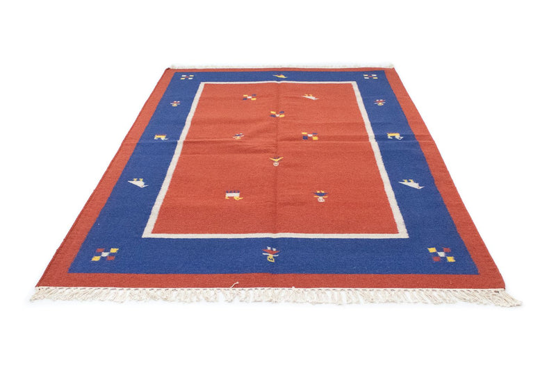 Kelim Teppich - Trendy 200 x 140 cm - orange