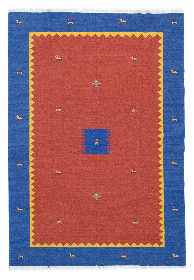 Kelim Teppich - Trendy 300 x 200 cm - orange