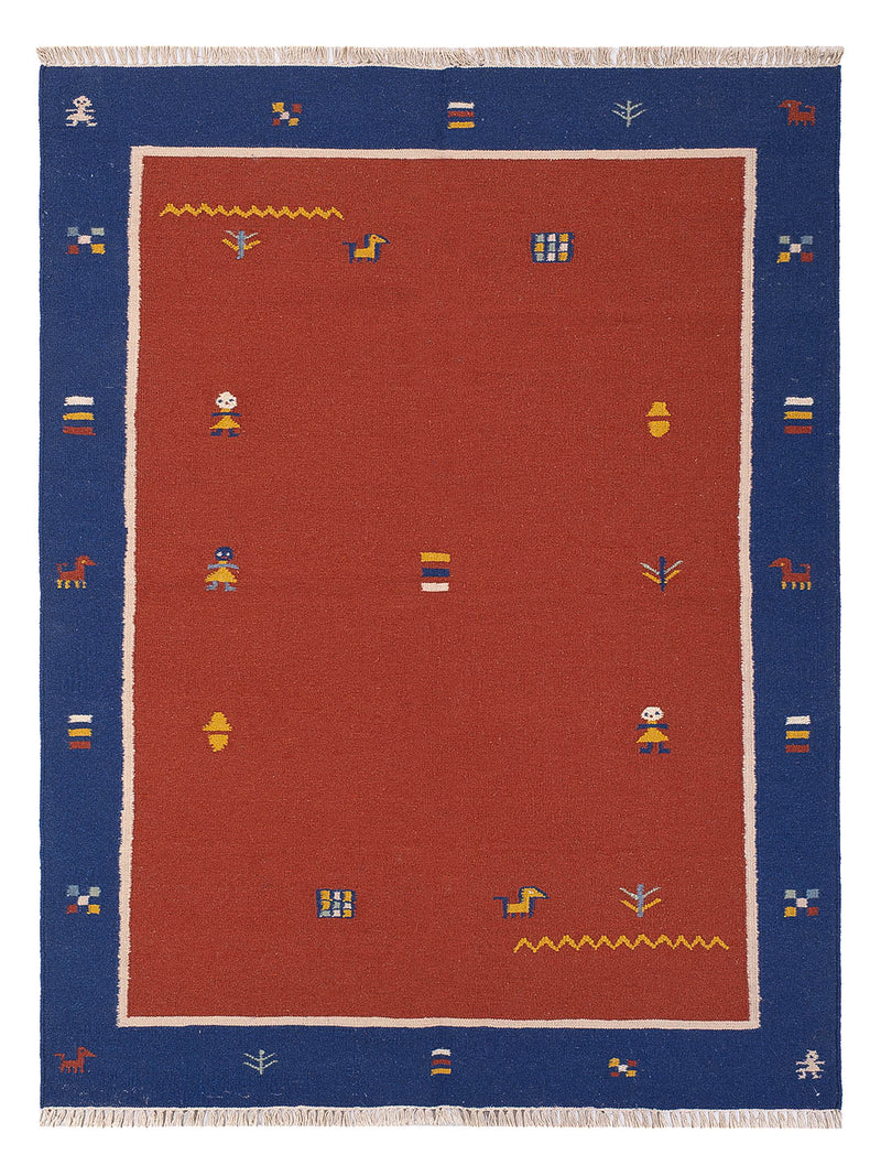 Kelim Teppich - Trendy - 240 x 170 cm - rost