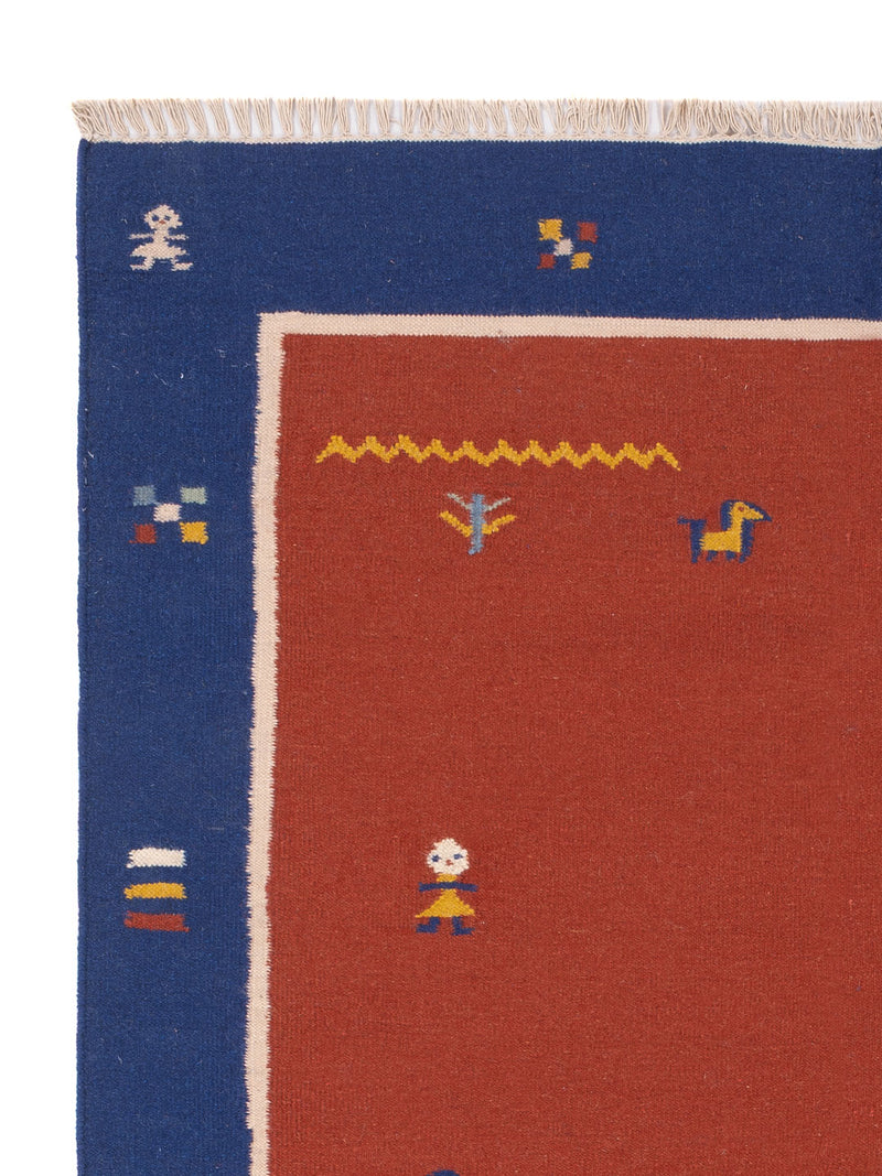 Kelim Teppich - Trendy - 240 x 170 cm - rost