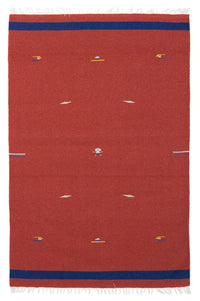 Tapis Kelim - Tendance - 180 x 120 cm - rouge