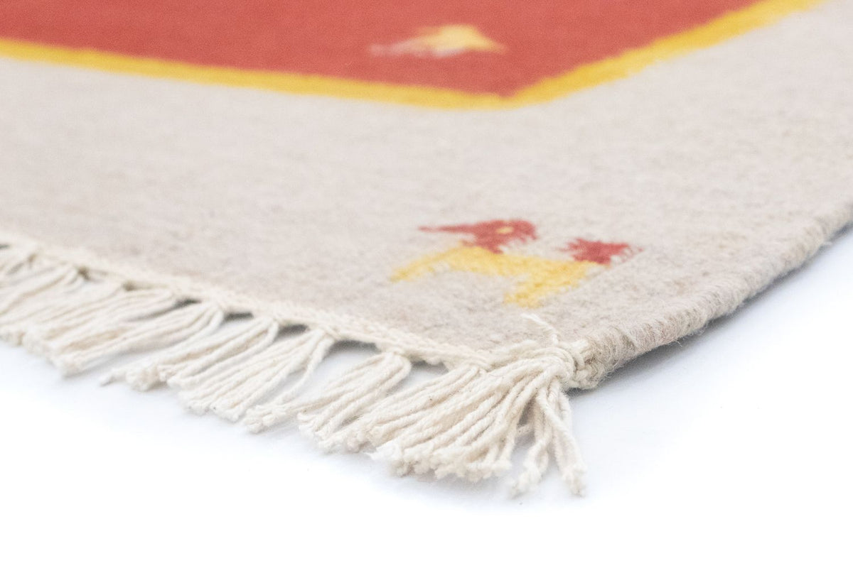 Kelim Teppich - Trendy 200 x 140 cm - rot