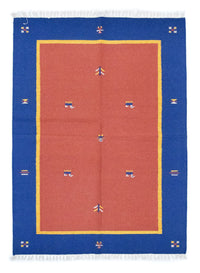 Tapis Kelim - Tendance - 200 x 140 cm - rouge