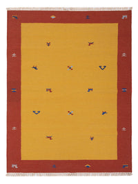 Kelim Teppich - Trendy - 240 x 170 cm - senfgelb