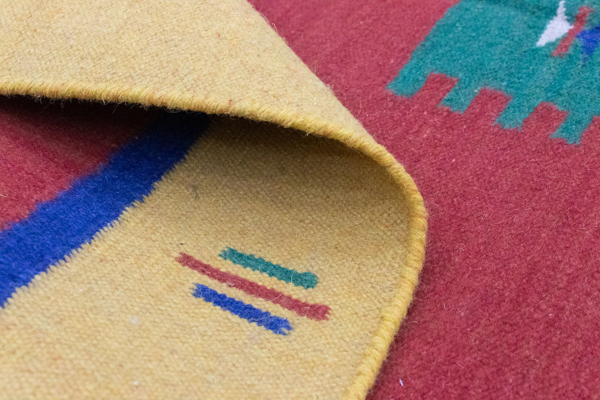 Kelim Teppich - Trendy 200 x 140 cm - orange