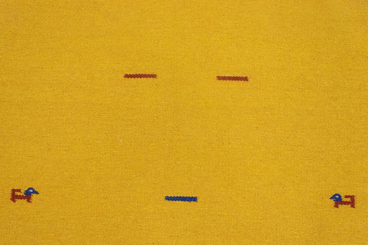 Kelim Teppich - Trendy 180 x 120 cm - gelb