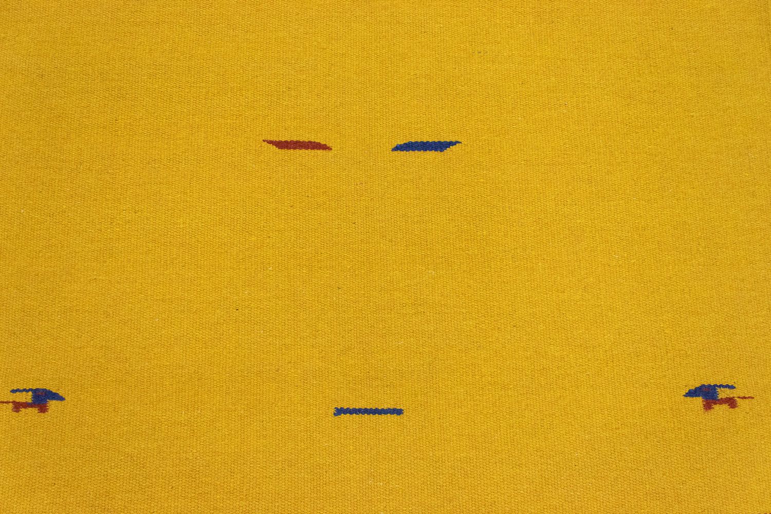 Kelim Teppich - Trendy 180 x 120 cm - gelb