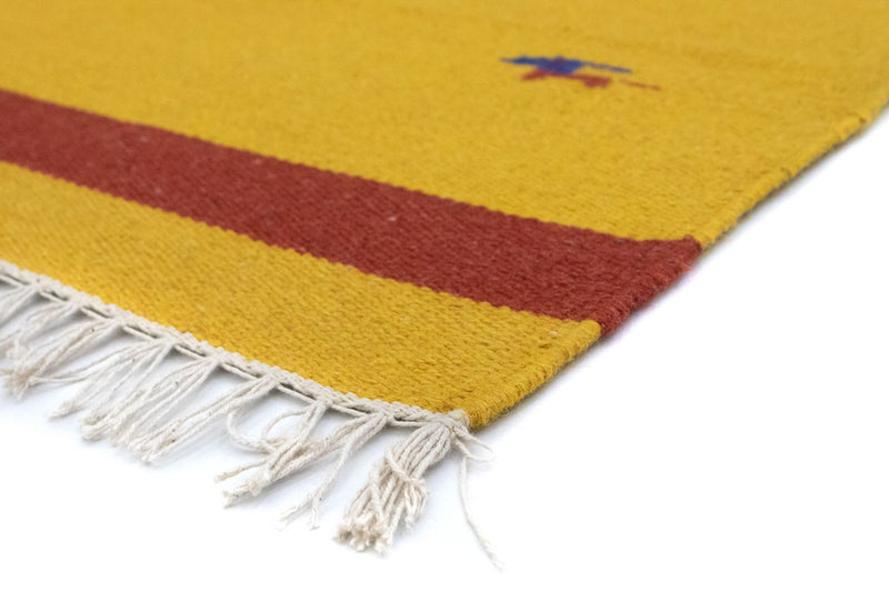Kelim Teppich - Trendy 180 x 120 cm - gelb