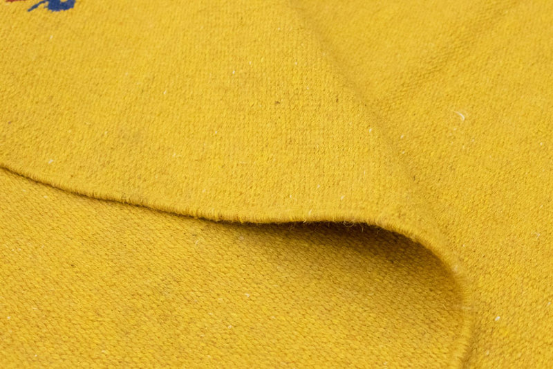 Kelim Teppich - Trendy 180 x 120 cm - gelb
