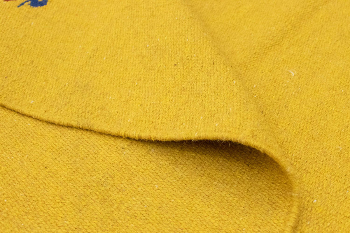 Kelim Teppich - Trendy 180 x 120 cm - gelb