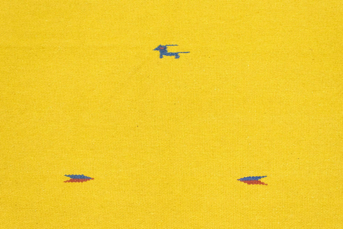 Kelim Teppich - Trendy 180 x 120 cm - gelb