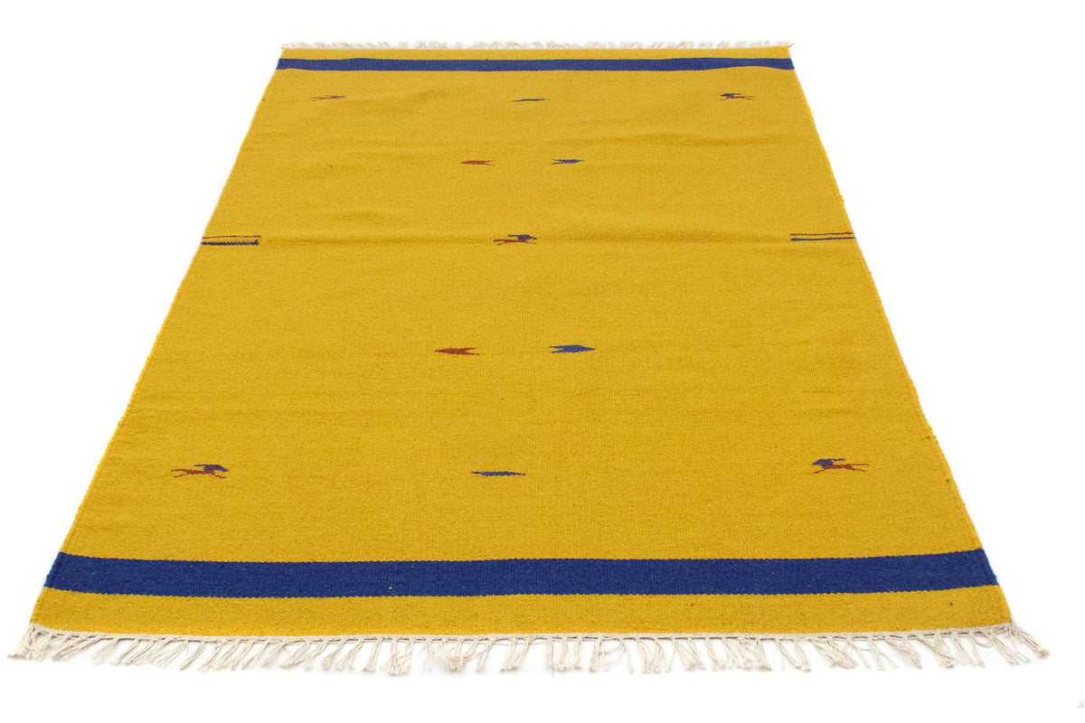 Kelim Teppich - Trendy 180 x 120 cm - gelb