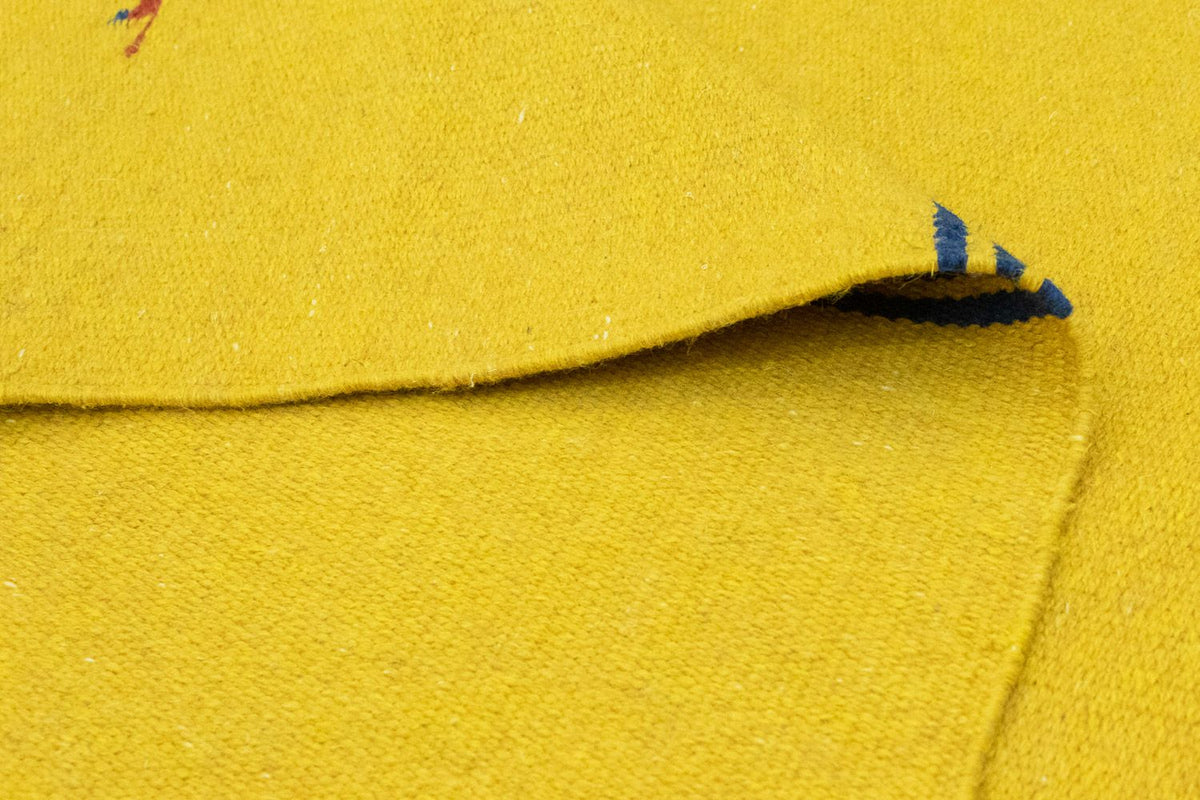 Kelim Teppich - Trendy 180 x 120 cm - gelb