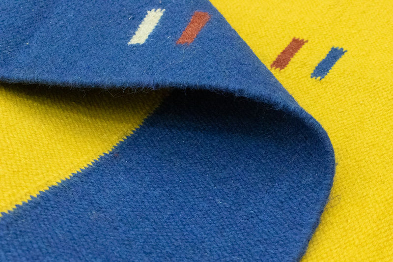 Kelim Teppich - Trendy 180 x 120 cm - gelb