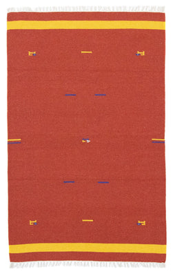 Kelim Teppich - Trendy 180 x 120 cm - rot