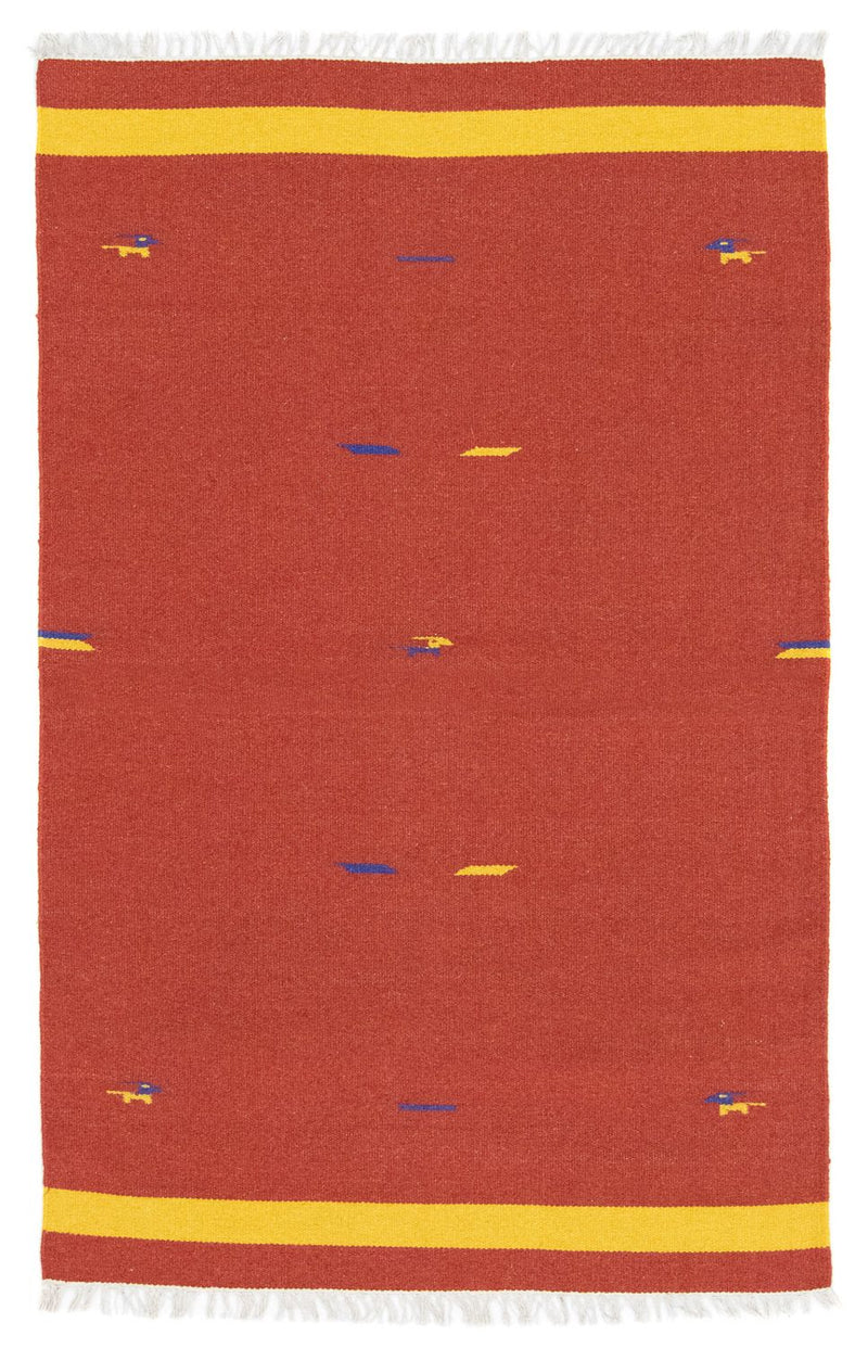 Kelim Teppich - Trendy 180 x 120 cm - rot