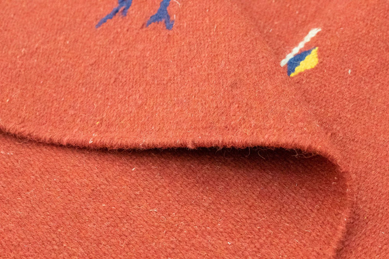 Kelim Teppich - Trendy 180 x 120 cm - rot