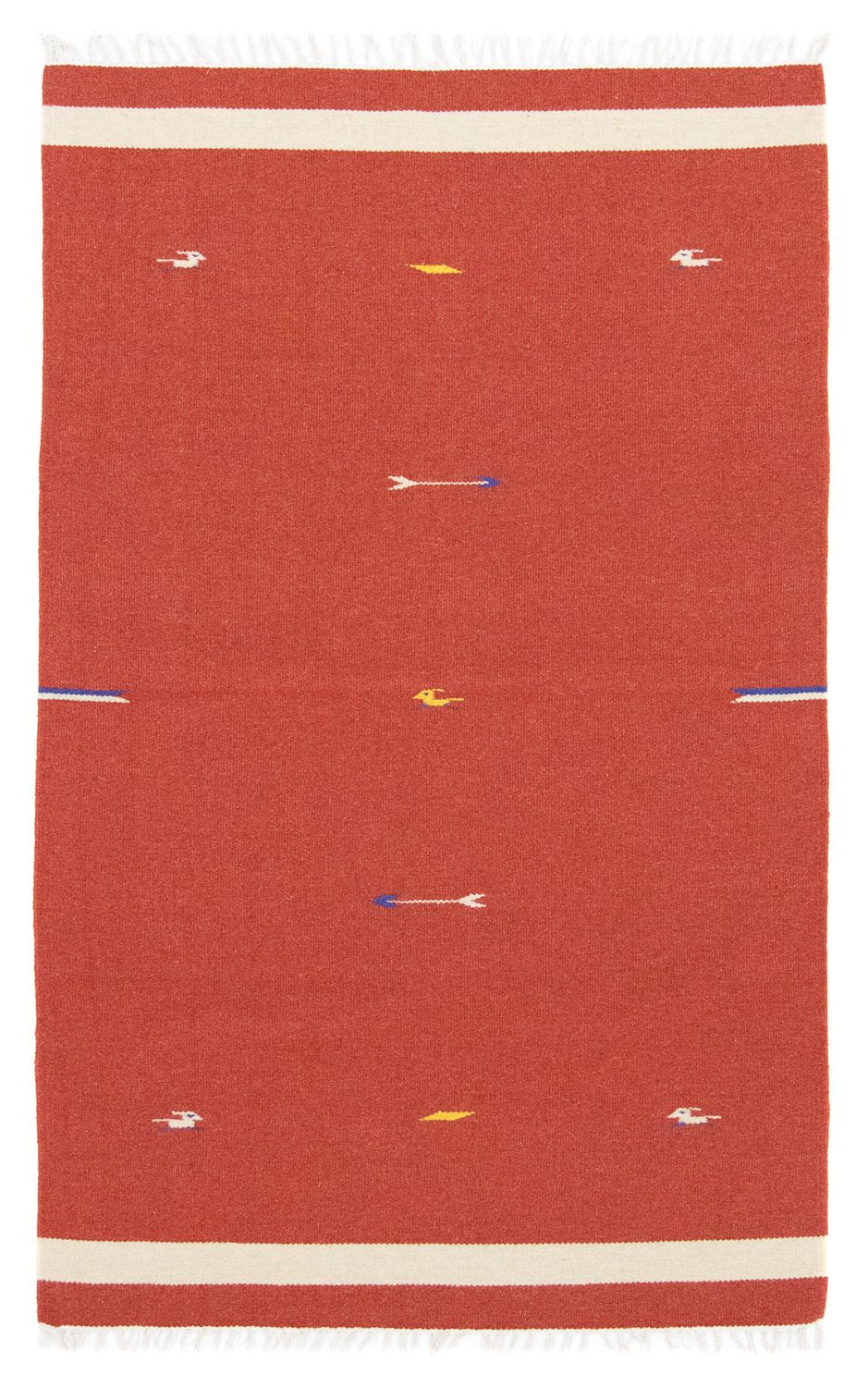 Kelim Teppich - Trendy 180 x 120 cm - rot
