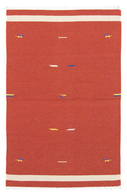 Kelim Teppich - Trendy 180 x 120 cm - rot