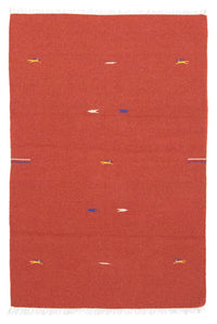 Tapis Kelim - Tendance - 180 x 120 cm - rouge