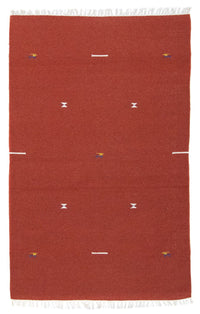 Tapis Kelim - Tendance - 180 x 120 cm - rouge